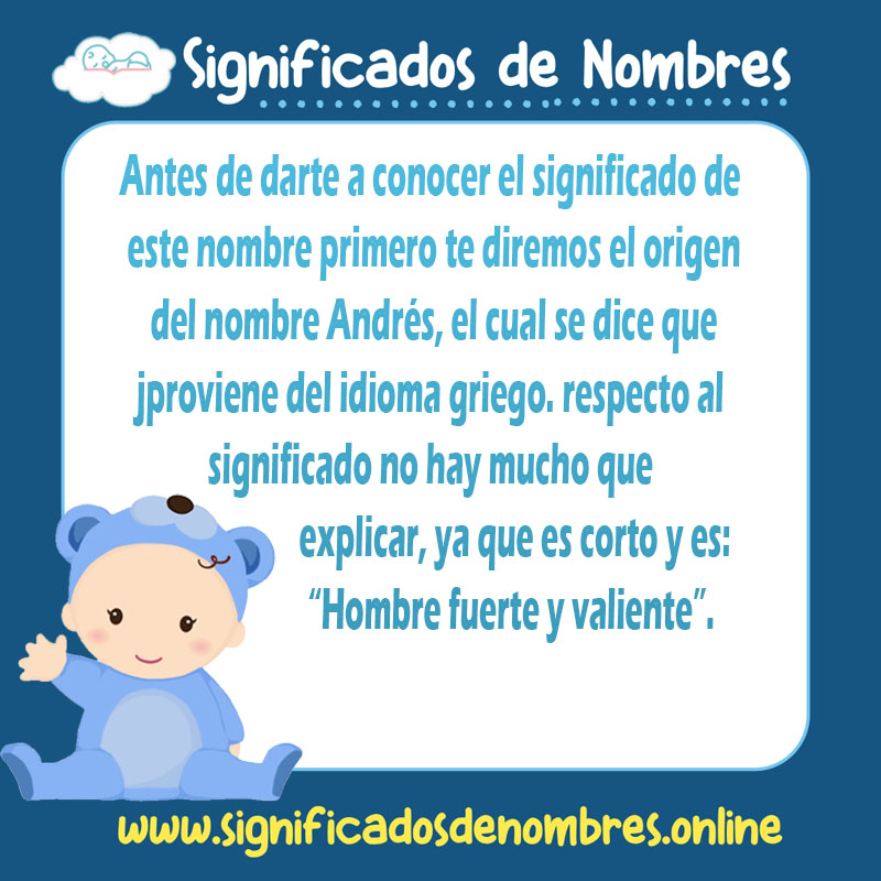 Significado de Andrés