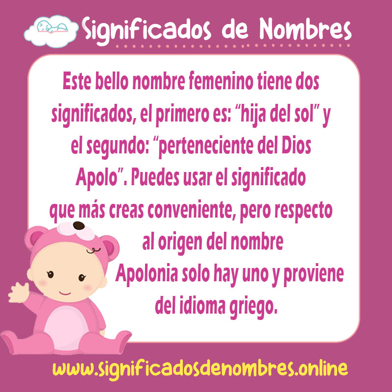 Significado de Apolonia