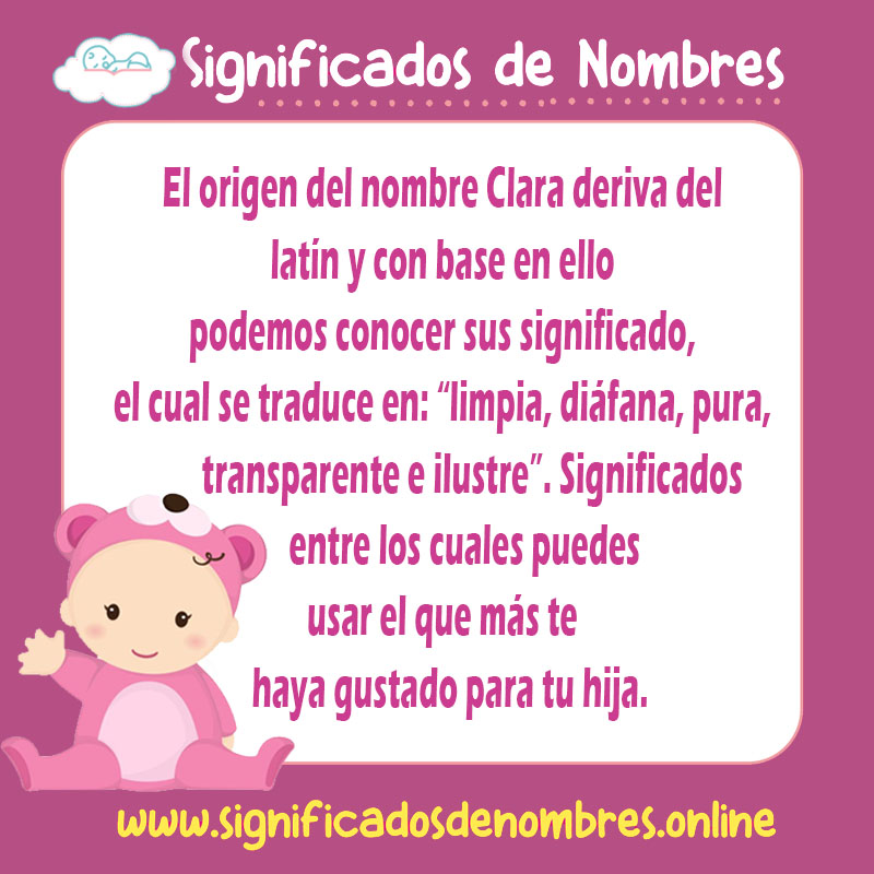 Significado de Clara