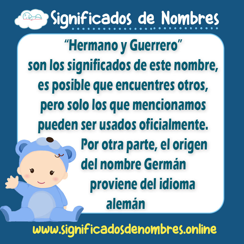Significado de Germán