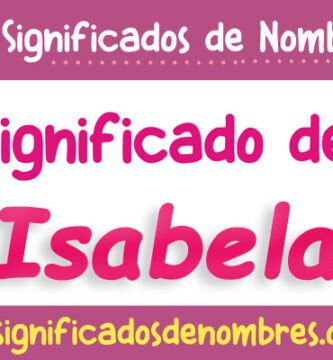 Significado de Isabela