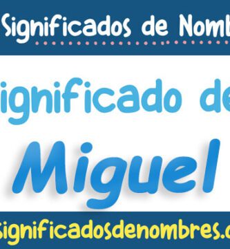 Significado de Miguel