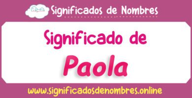 Significado de Paola
