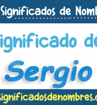 Significado de Sergio