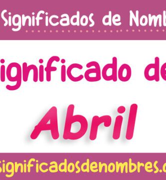 Significado de Abril