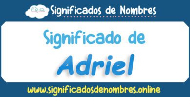 Significado de Adriel