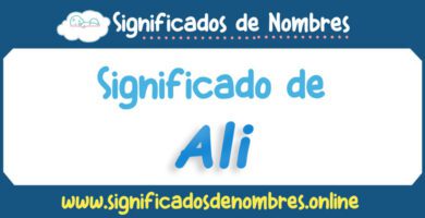 Significado de Alí