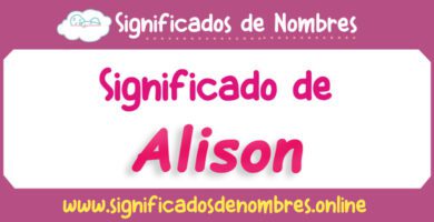 Significado de Alison