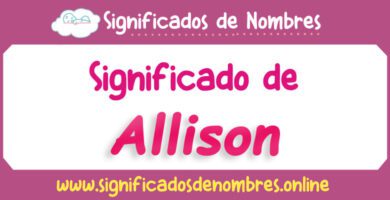 Significado de Allison