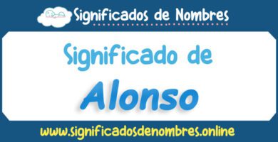 Significado de Alonso