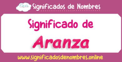 Significado de Aranza