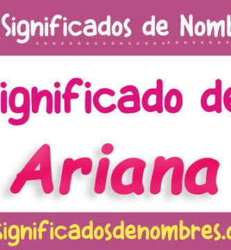 Significado de Ariana