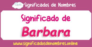 Significado de Barbara