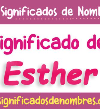 Significado de Esther