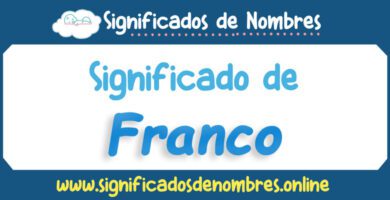 Significado de Franco