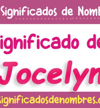 Significado de Jocelyn