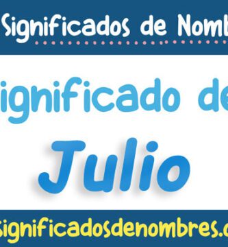 Significado de Julio