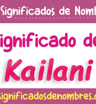 Significado de Kailani