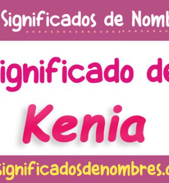 Significado de Kenia