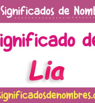 Significado de Lia