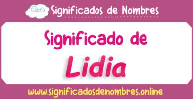 Significado de Lidia