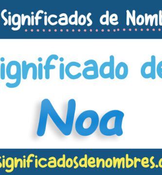 Significado de Noa