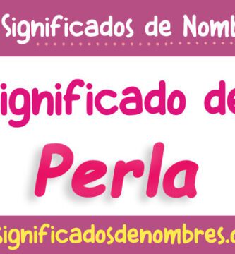 Significado de Perla