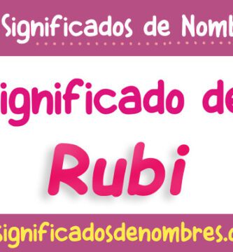Significado de Rubi