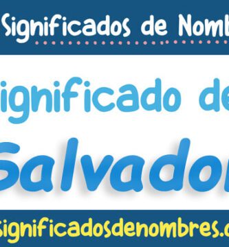 Significado de Salvador