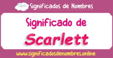 Significado de Scarlett