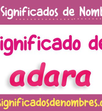 Significado de Adara