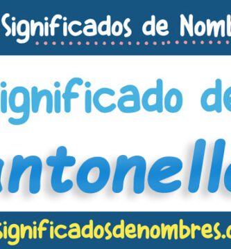 Significado de Antonella