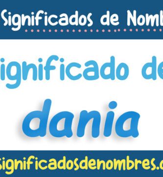 Significado de Dania