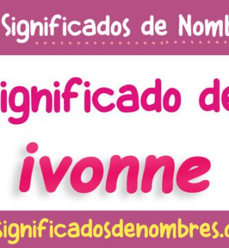 Significado de Ivonne