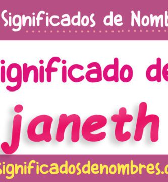 Significado de Janeth