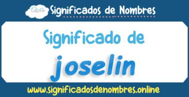 Significado de Joselin
