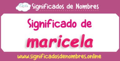 Significado de Maricela