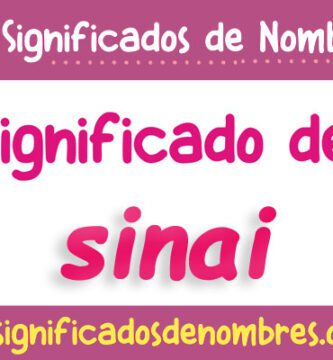 Significado de Sinai