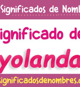 Significado de Yolanda