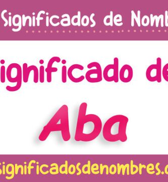Significado de Aba