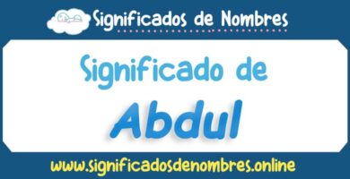 Significado de Abdul
