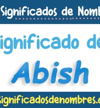 Significado de Abish