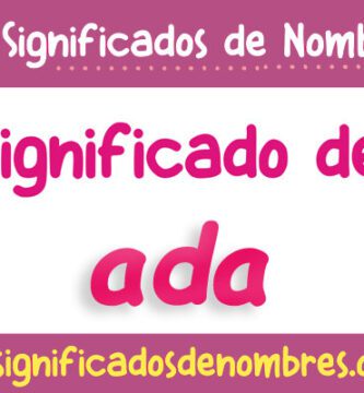 Significado de Ada