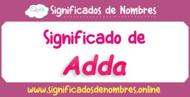 Significado de Adda