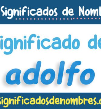 Significado de Adolfo
