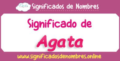 Significado de Agata