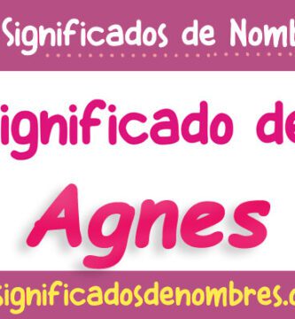 Significado de Agnes