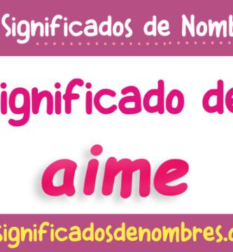Significado de Aimé