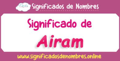 Significado de Airam