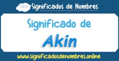 Significado de Akin